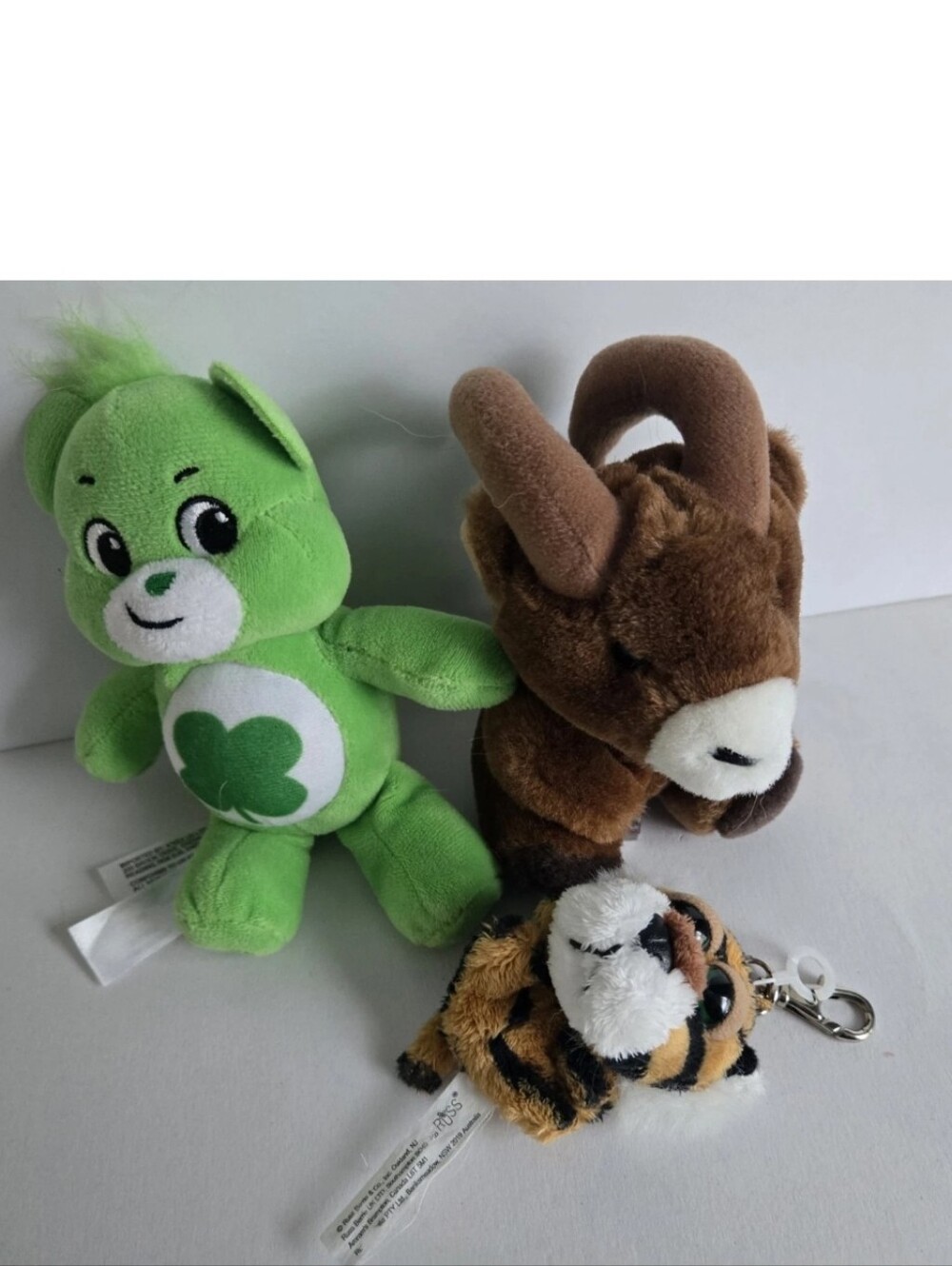Plush Small Toy Lot Retro Tiger Care Bear Goat
